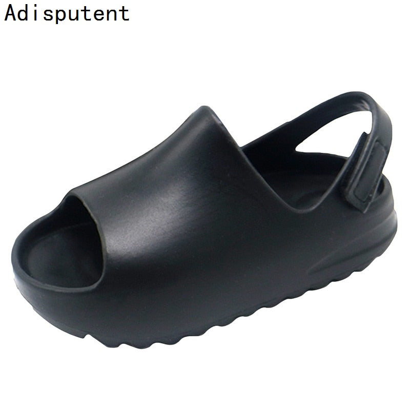 Summer Slippers For Kids Sandals Baby Toddler Fashion Boys Girls Shoes Beach Slides Bone Resin Children Lightweight Water Shoes