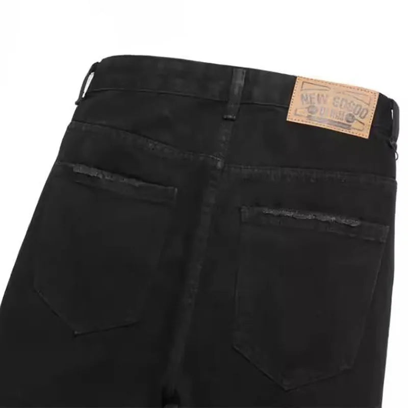 Men’s Vintage Ripped Denim Pants - Jeglowstore