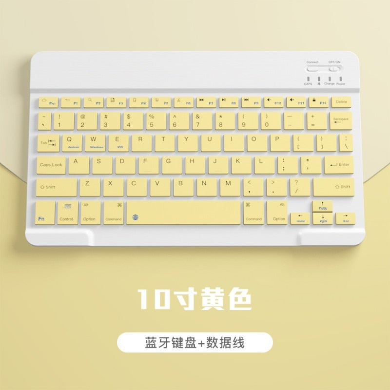 For iPad Keyboard and Mouse Combo, Wireless Bluetooth Keyboard Teclado for iPad Xiaomi Samsung Huawei Tablet Android IOS Windo