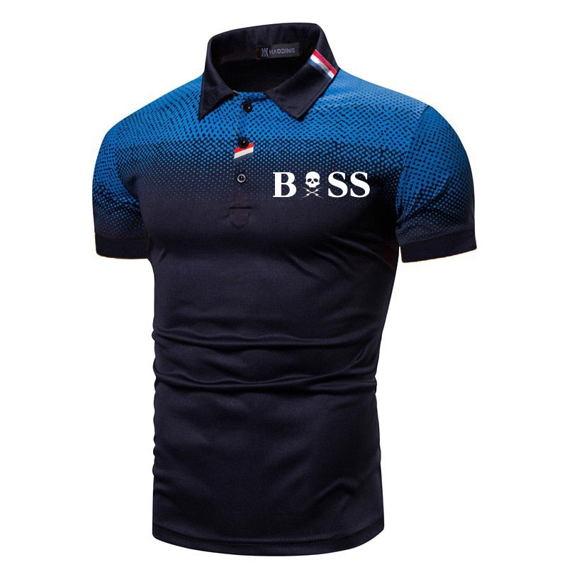 2022 Men Polo Men Shirt Short Sleeve Polo Shirt Print Polo New Clothing Summer Streetwear Casual Fashion Men tops
