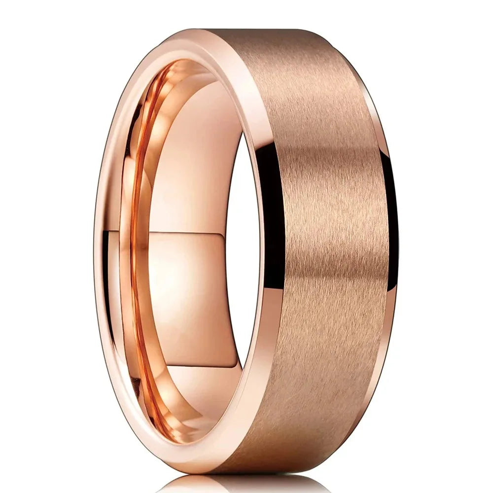 Purple Titanium Steel Promise Ring - Jeglowstore