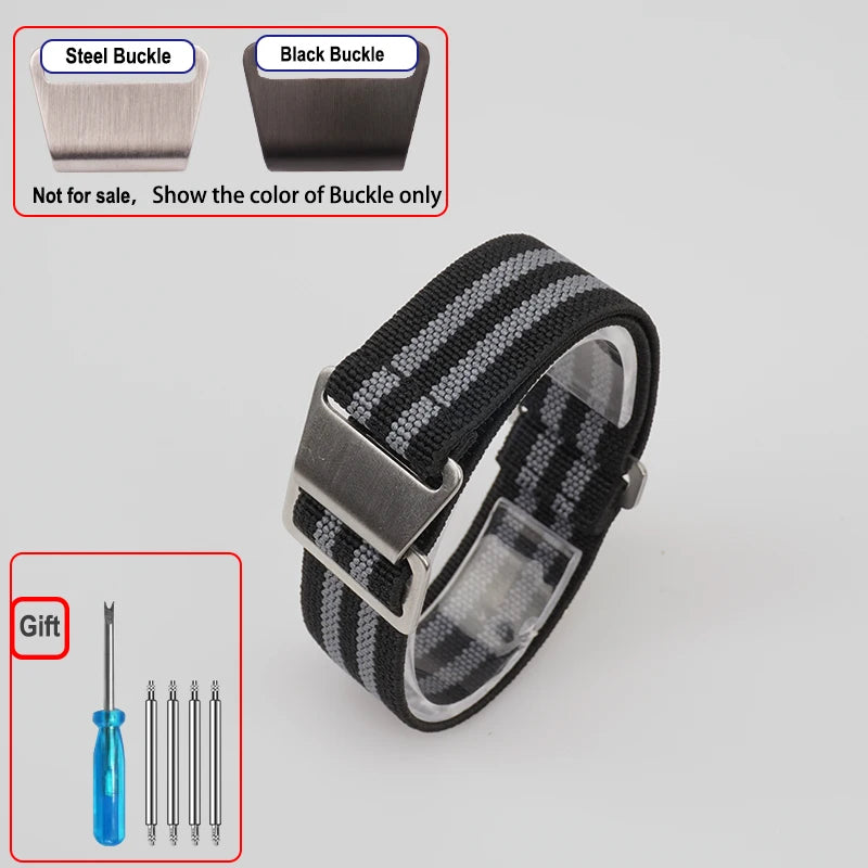 French Parachute Nylon Watch Strap - Jeglowstore
