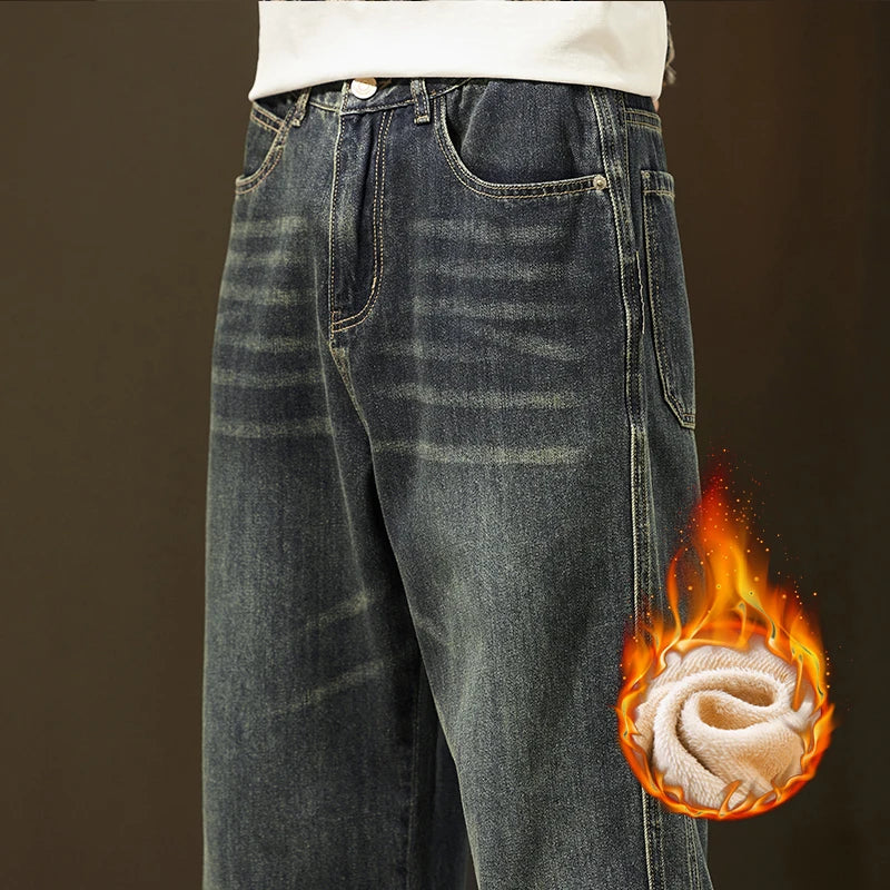 Korean Velvet Wide Leg Pants - Jeglowstore