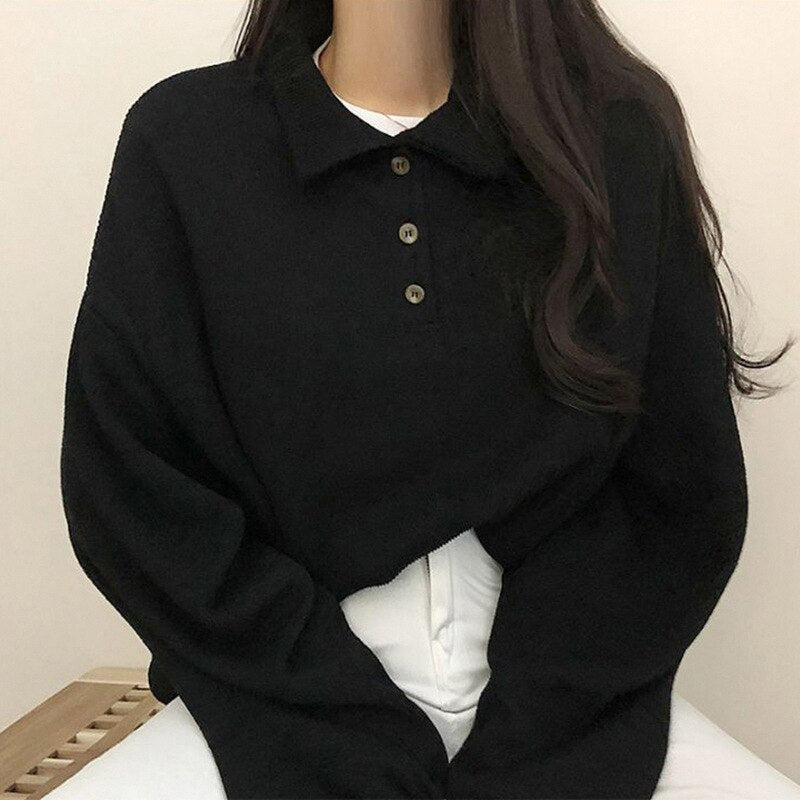 Yasuk Casual Polo T-Shirt Female Pullover