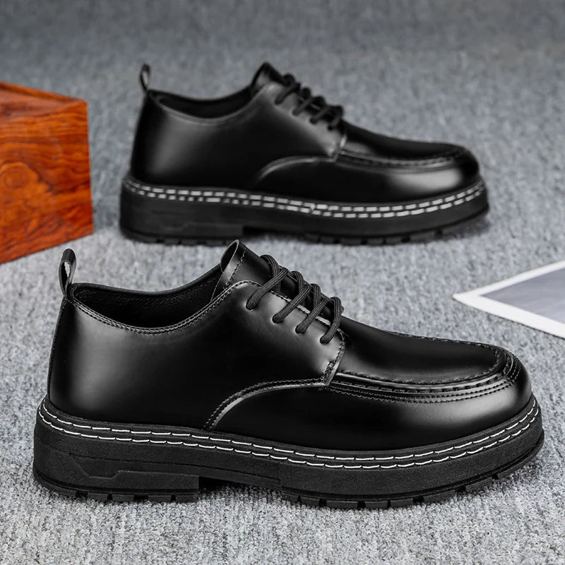 Men’s Stylish Breathable Leather Shoes - Jeglowstore