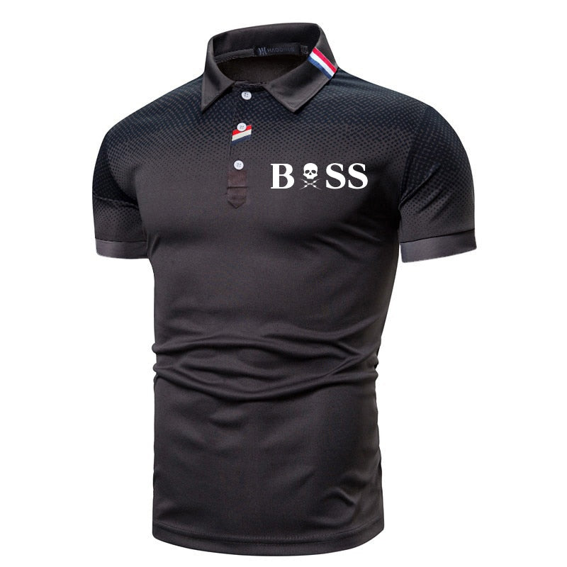 2022 Men Polo Men Shirt Short Sleeve Polo Shirt Print Polo New Clothing Summer Streetwear Casual Fashion Men tops
