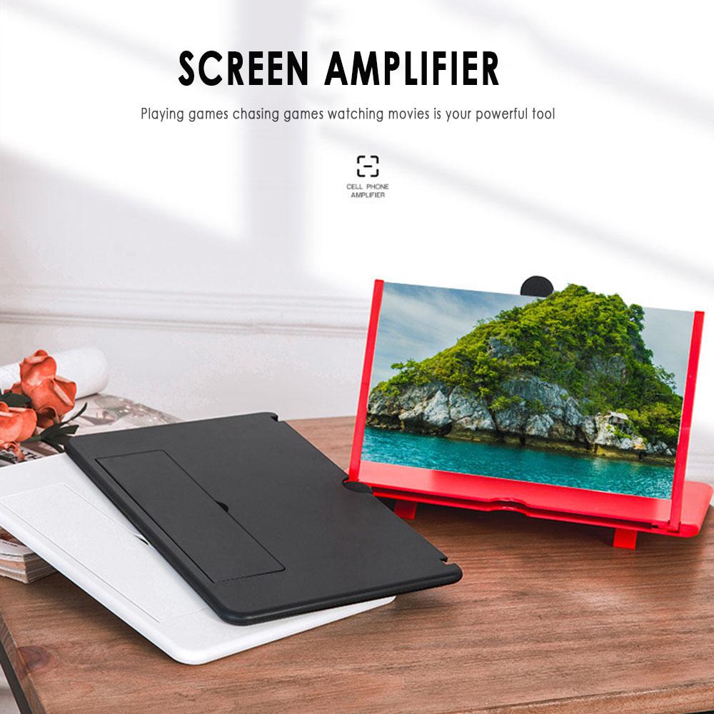 Magnifying Glass Video Amplifier Mobile Display Enlarged Magnifier Watch Movies Smartphone Enlarged Screen Desktop Phone Holder