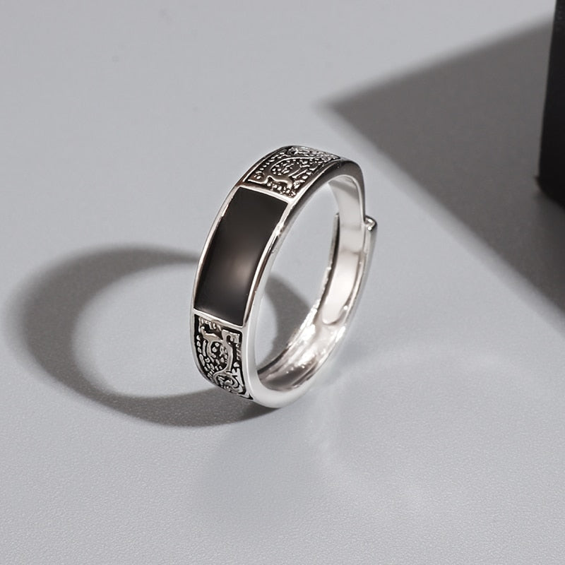 Unique Design Notch Set Crushed Zircon Rings for Men Creative Fashion Rings Jewelry Gifts