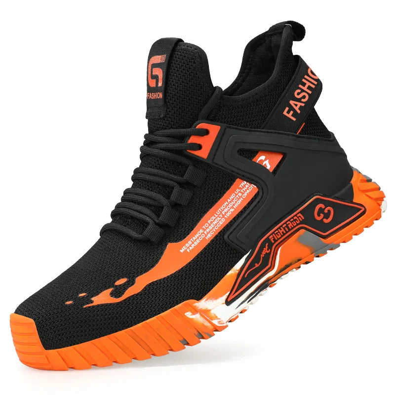Men’s High-Top Protective Work Shoes - Jeglowstore