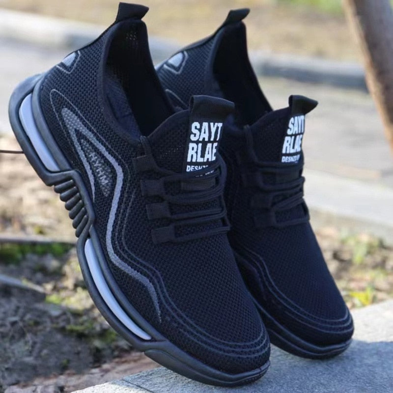 Summer Soft Bottom Casual Shoes 2023 New Men's Shoes Hundred Trendy Breathable Mesh Sports Running Shoes Men's Shoes Mens Tennis