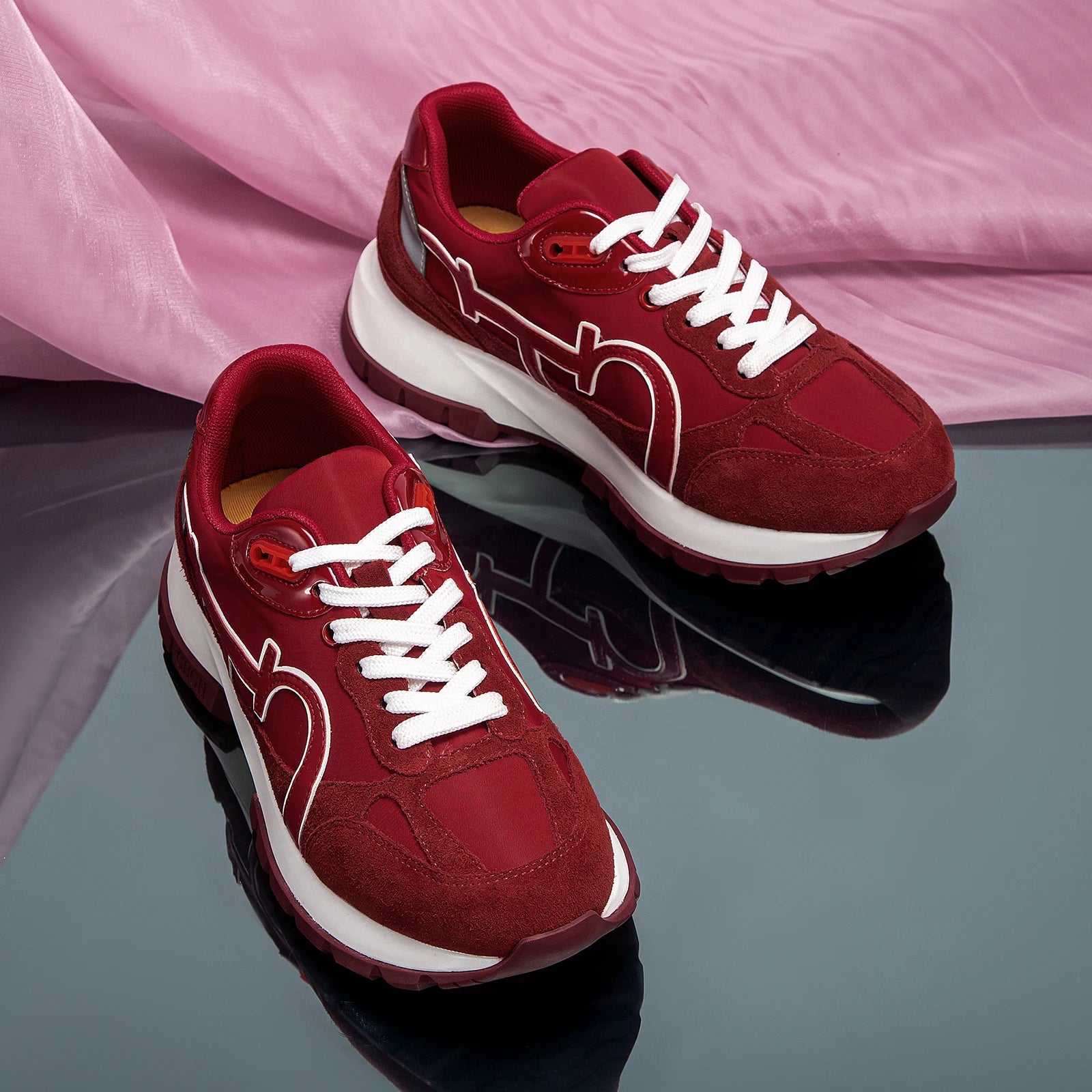 Retro Spliced Leather Casual Shoes - Jeglowstore