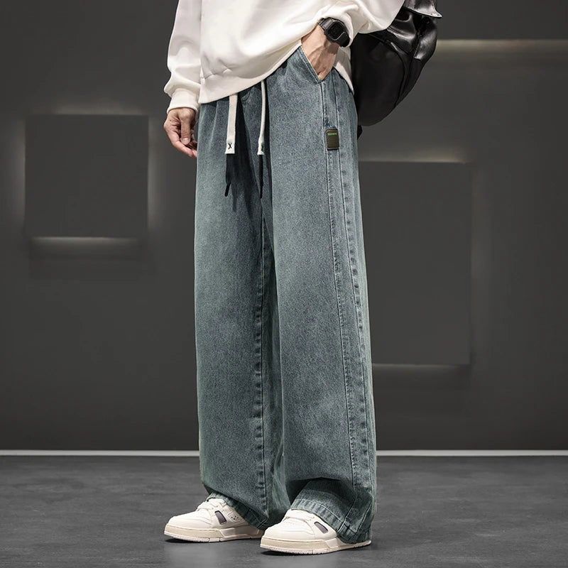 Men’s Plus Size Wide Jeans - Jeglowstore
