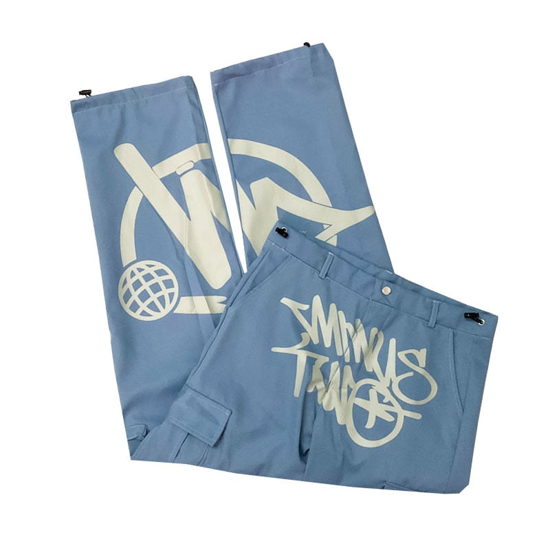 Minus Two Cargo Y2k Casual 2023 Baggy Streetwear Sport Gym Jeans Ropa Men Clothing Pantalones Sweatpants Minustwo Pant Hombre
