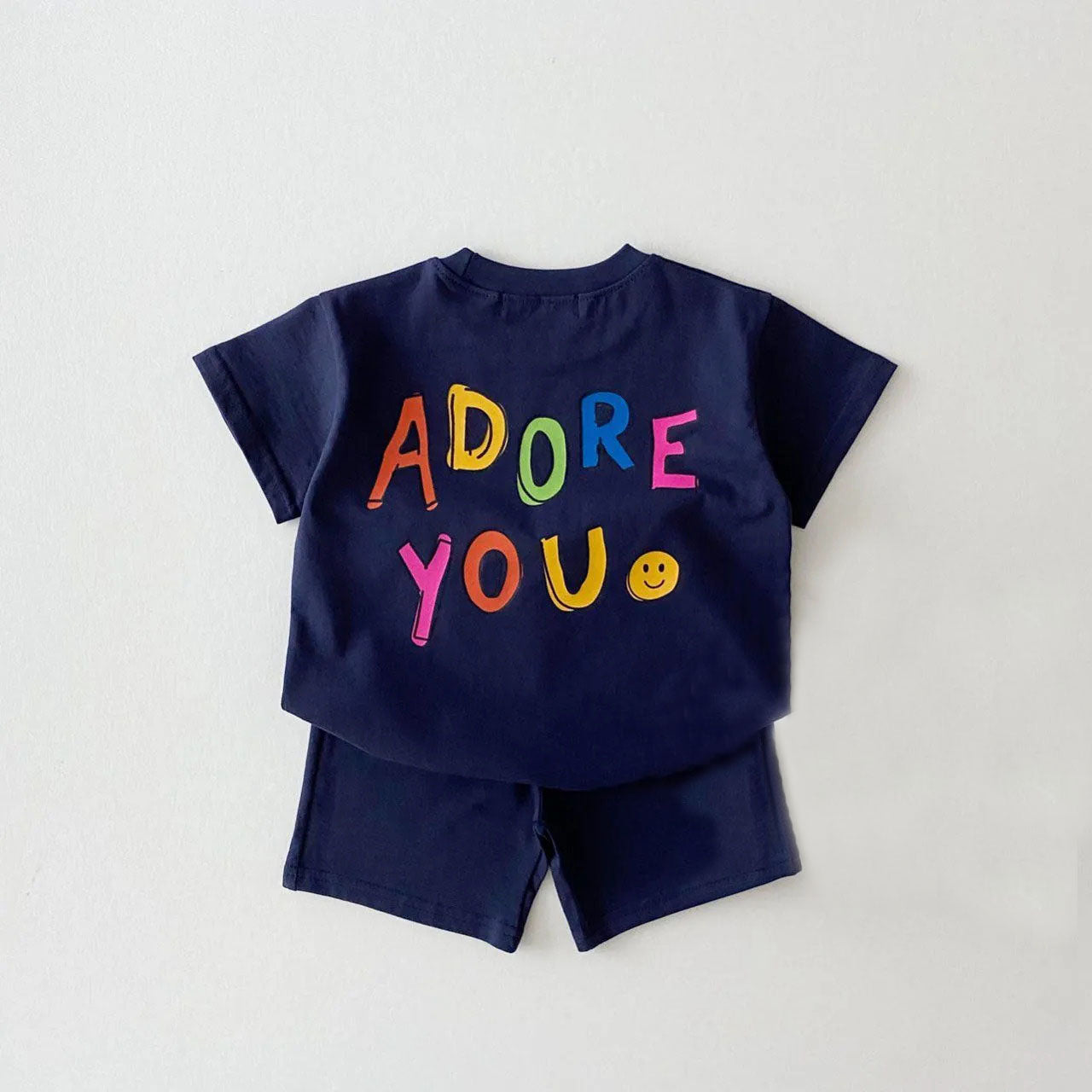 2pcs Baby Boys Girls Outfits Sets Summer Fashion Short Sleeve Kids T-shirts + Shorts Cotton Baby  Clothing