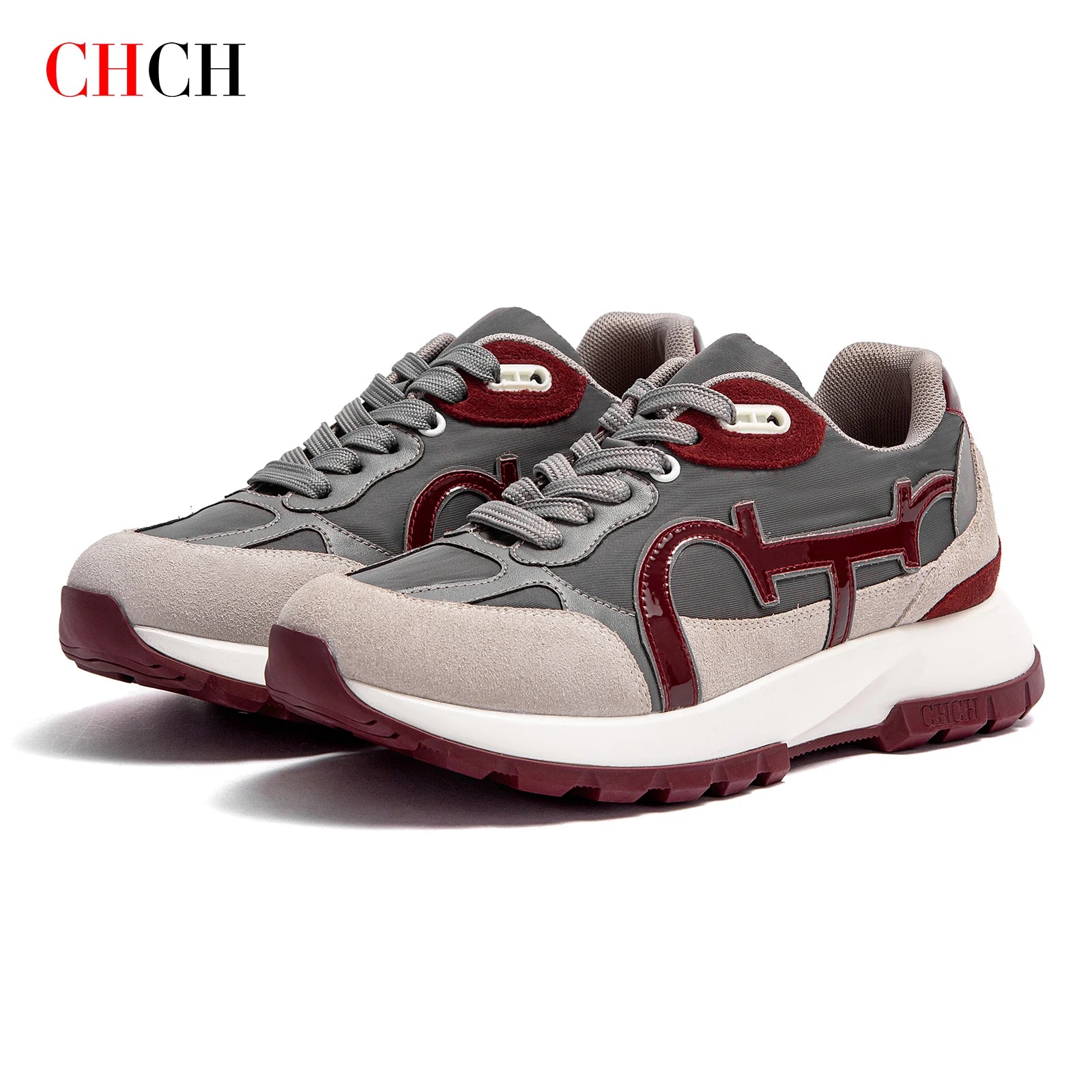 Retro Spliced Leather Casual Shoes - Jeglowstore