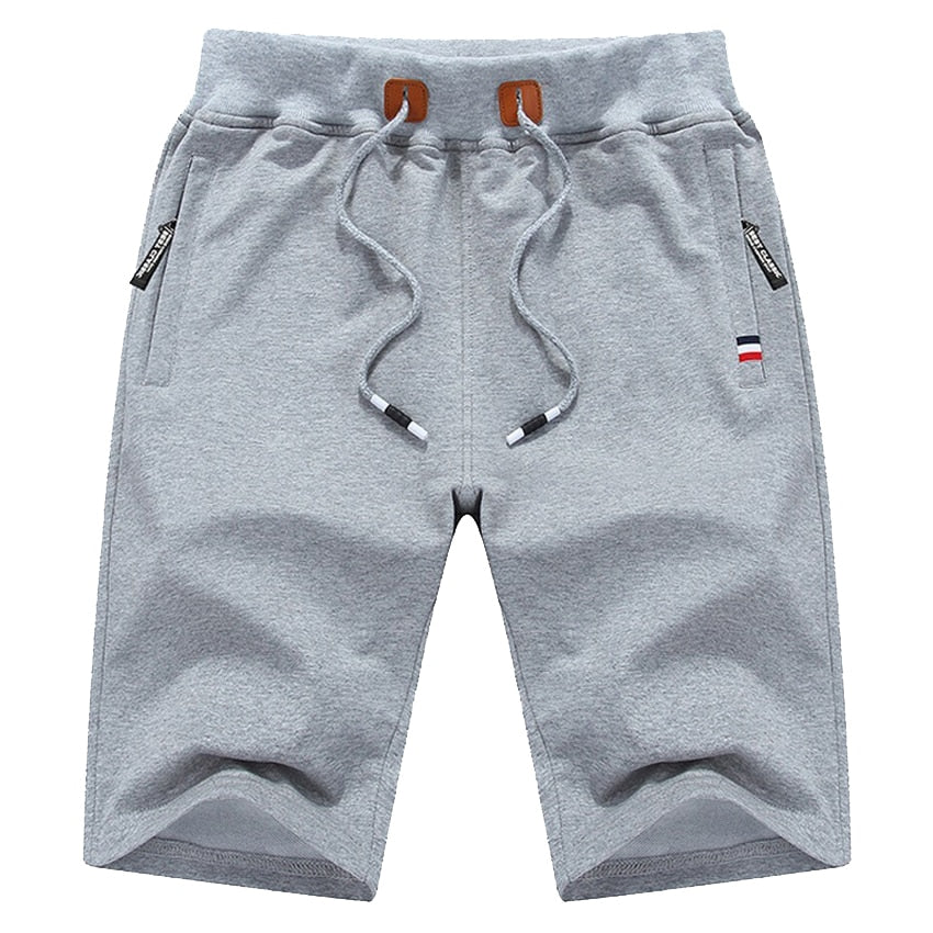 2022 New Men's Shorts Summer Breeches Cotton Casual Sweat Bermudas Men Black Homme Classic Brand Clothing Beach Shorts Male