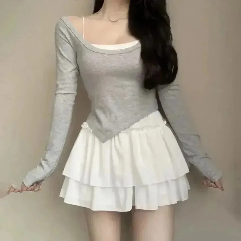 Kawaii Ruffle Mini Skirt - Jeglowstore