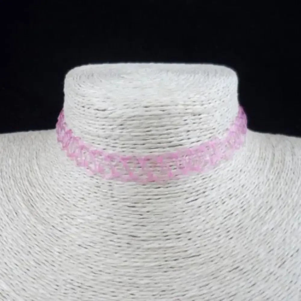 Multi-Color Tattoo Fishnet Choker - Jeglowstore
