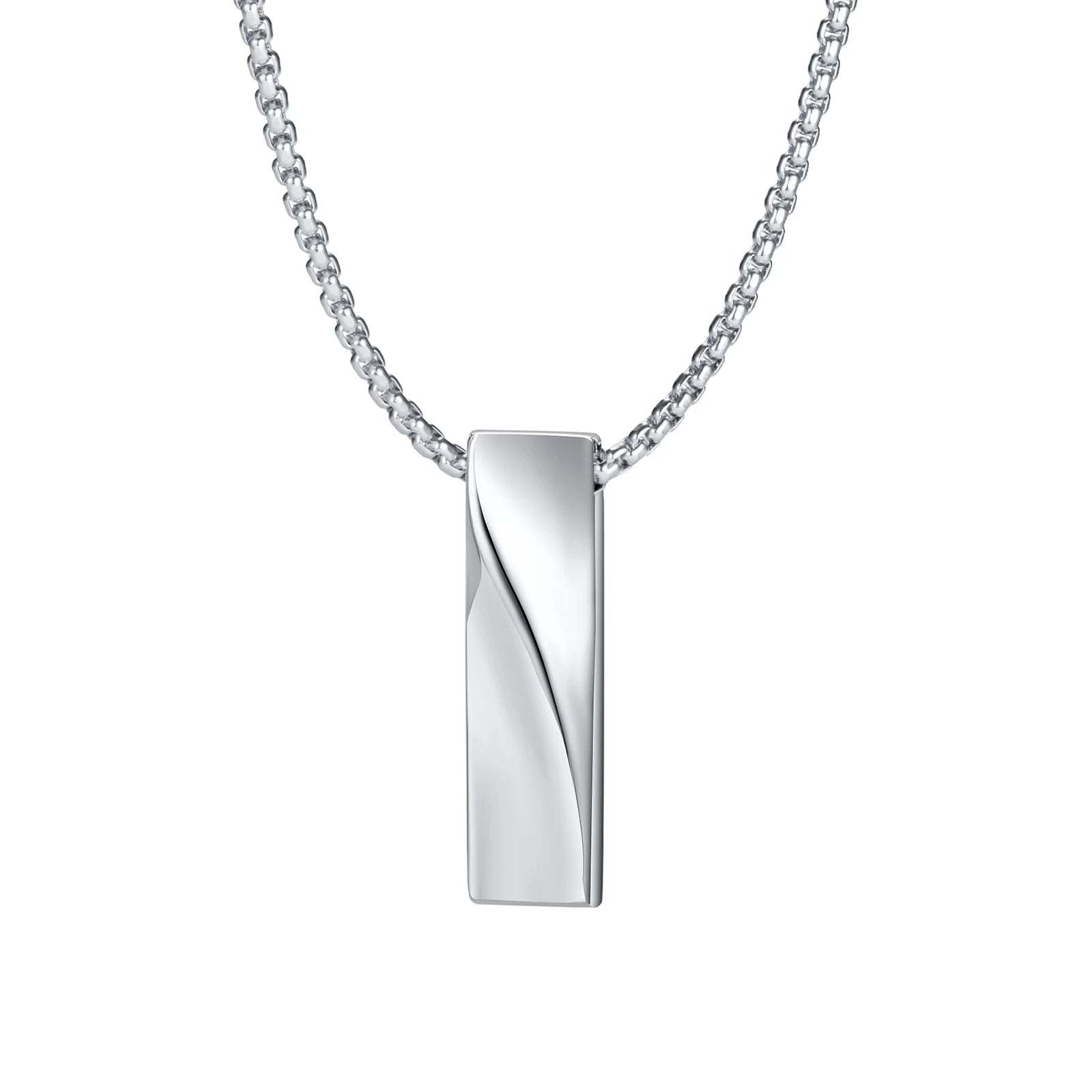 Vnox Small Mobius Bar Necklace - Jeglowstore