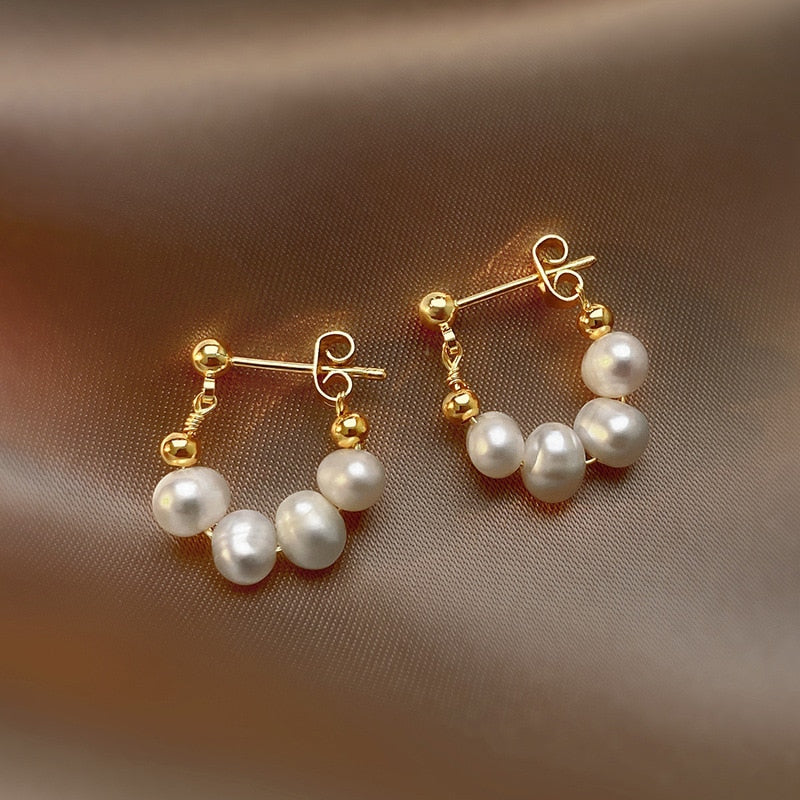 Small Stud Earring For Woman Golden Crystal Shinning Luxury Girl Jewelry Christmas Gift Wedding Accessories Trendy Ear Rings