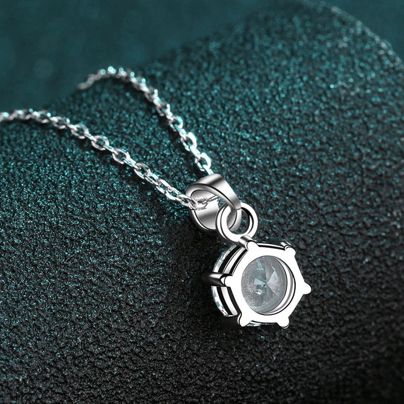 18K Gold Plated Moissanite Necklace - Jeglowstore