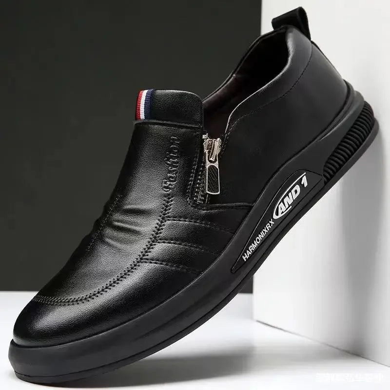 Men’s Fashion Business Leather Moccasins - Jeglowstore