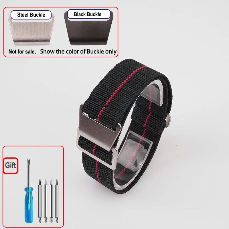 French Parachute Nylon Watch Strap - Jeglowstore