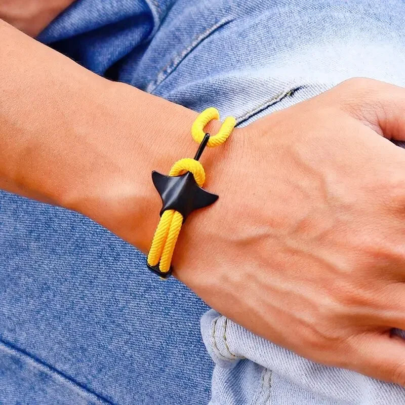 Marine Manta Rope Men’s Bracelet