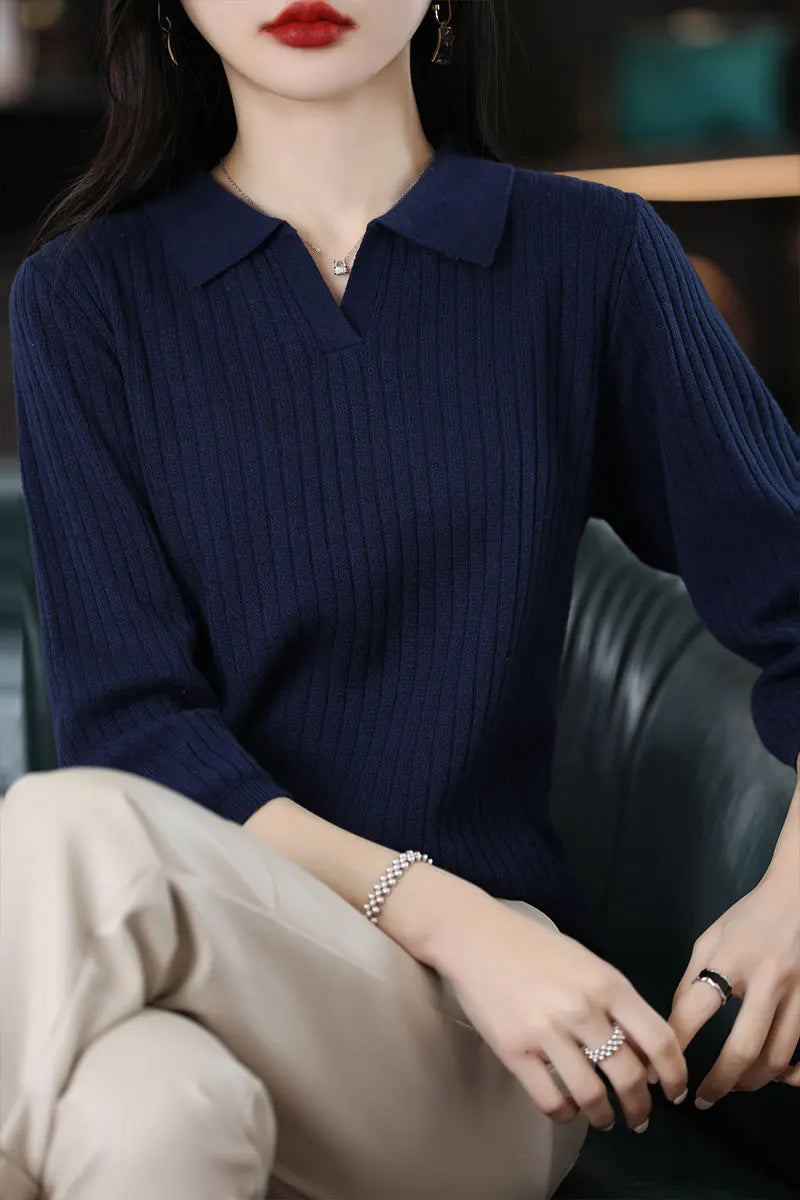 Women’s Cotton Polo Knit T shirt