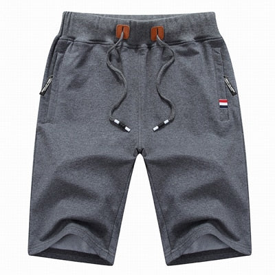 2022 New Men's Shorts Summer Breeches Cotton Casual Sweat Bermudas Men Black Homme Classic Brand Clothing Beach Shorts Male