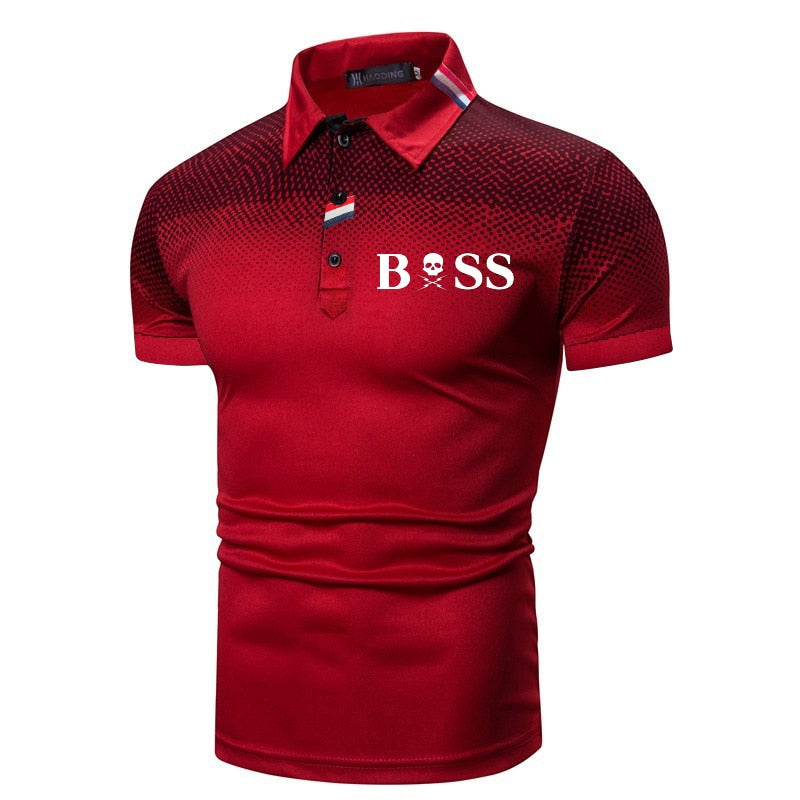 2022 Men Polo Men Shirt Short Sleeve Polo Shirt Print Polo New Clothing Summer Streetwear Casual Fashion Men tops