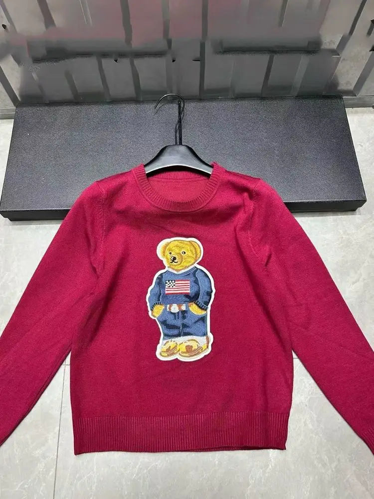 Women’s Luxury Bear Knit Sweater - Jeglowstore