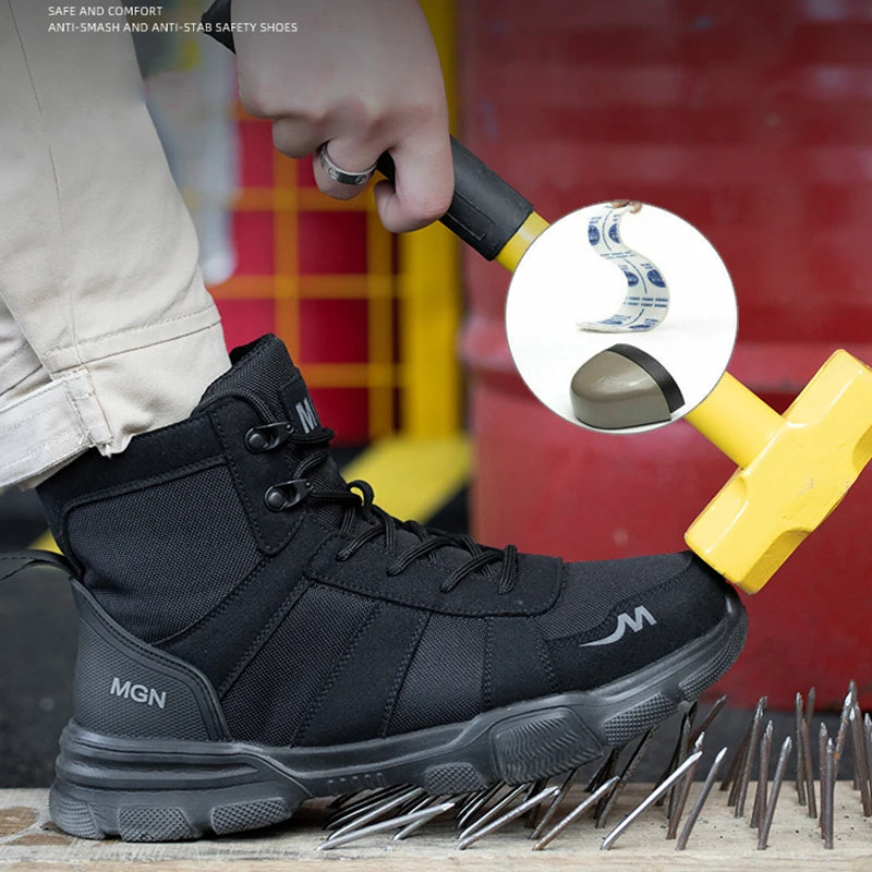 Men’s Steel Toe Protective Safety Boots - Jeglowstore