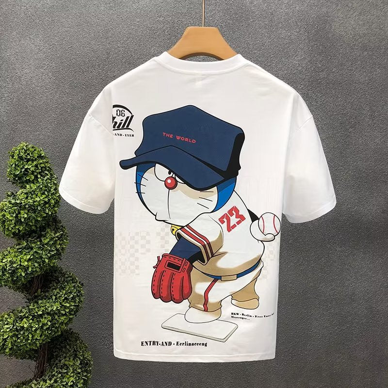Summer Cotton O-neck T-shirt