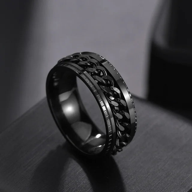 Western Fashion Rotatable Chain Ring - Jeglowstore