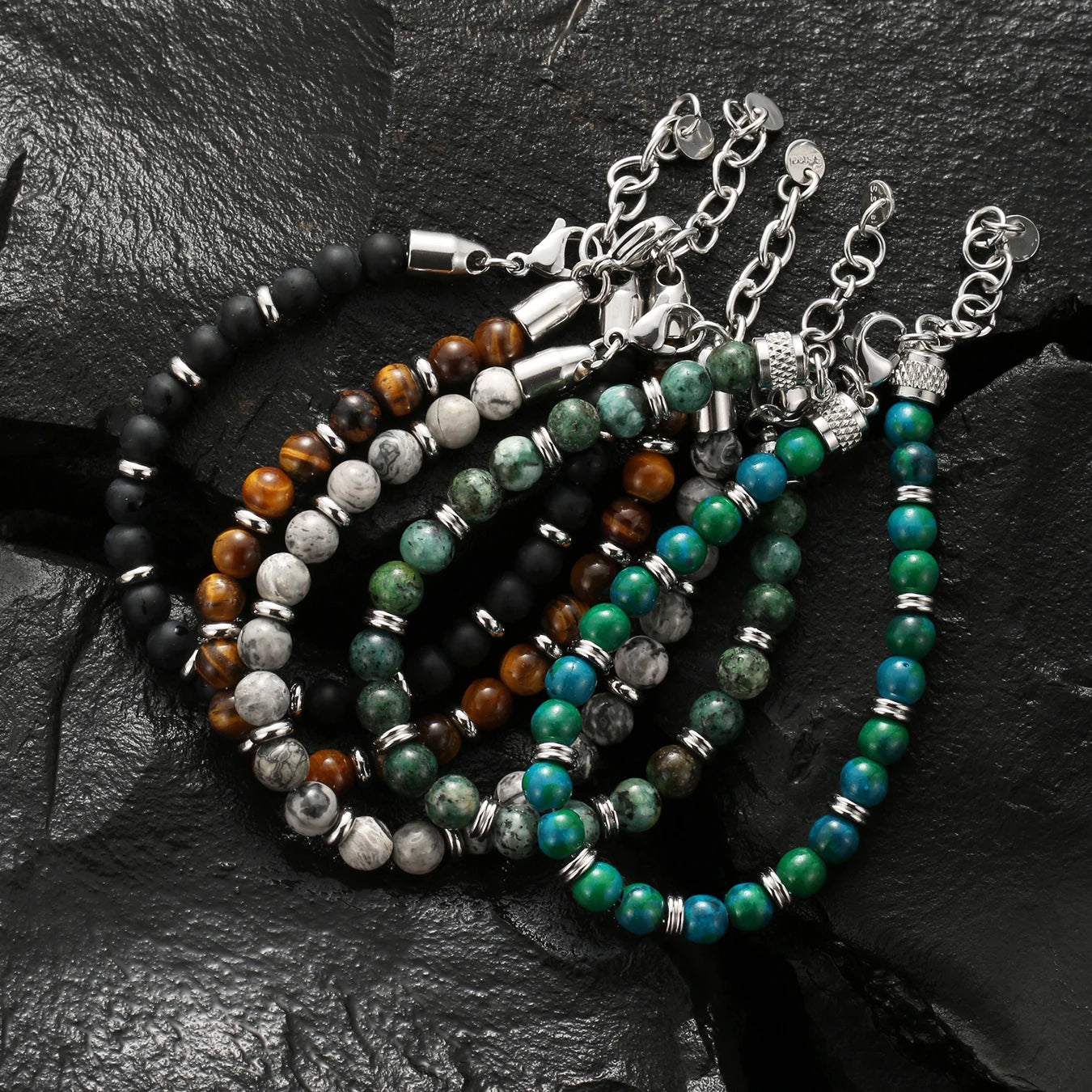 Men’s Natural Stone Bracelet Gift - Jeglowstore