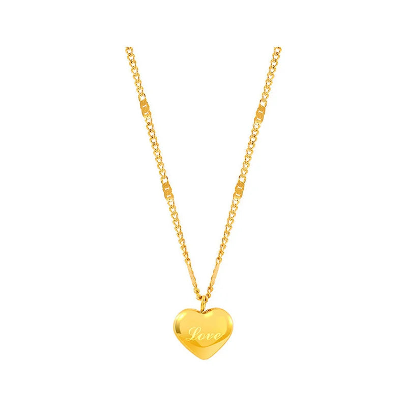 Stainless Steel Summer Love Necklace