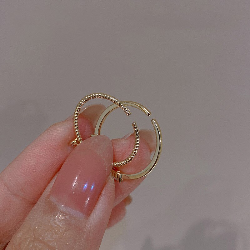 New Fashion Weave Crystal Heart Shaped Cute Wedding band Rings For Women Gold Color Engagement Female Party Ring Gift Jewerly