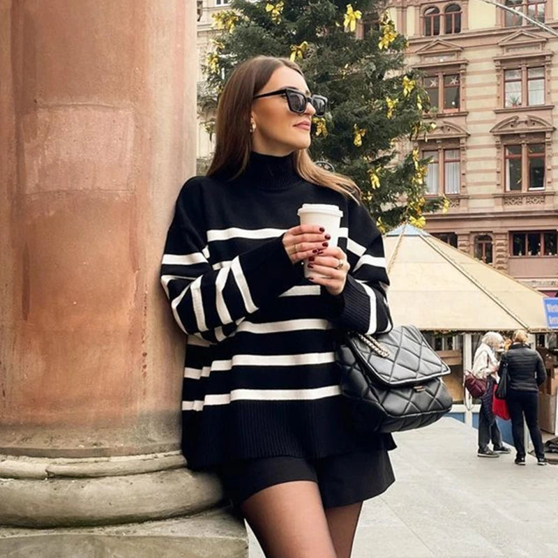 Women’s Streetwear Knit Pullover - Jeglowstore