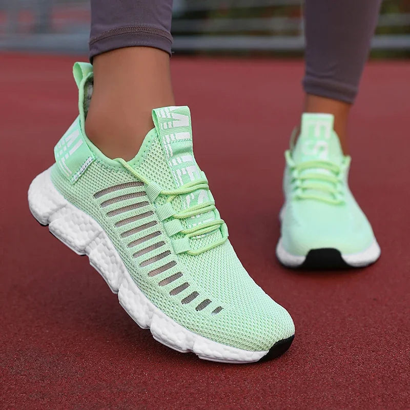 Women’s Breathable Platform Sneakers - Jeglowstore