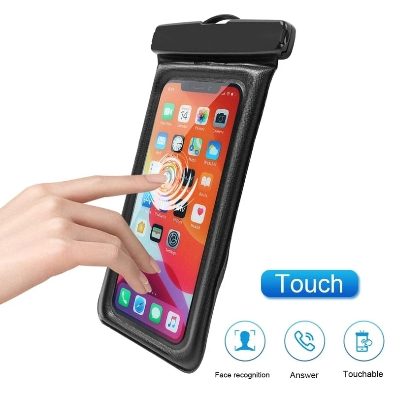 IP68 Universal Waterproof Phone Case Water Proof Bag Swim Cover For iPhone 13 12 11 Pro Max X XS Samsung S22 Ultra Xiaomi Huawei - Jeglowstore