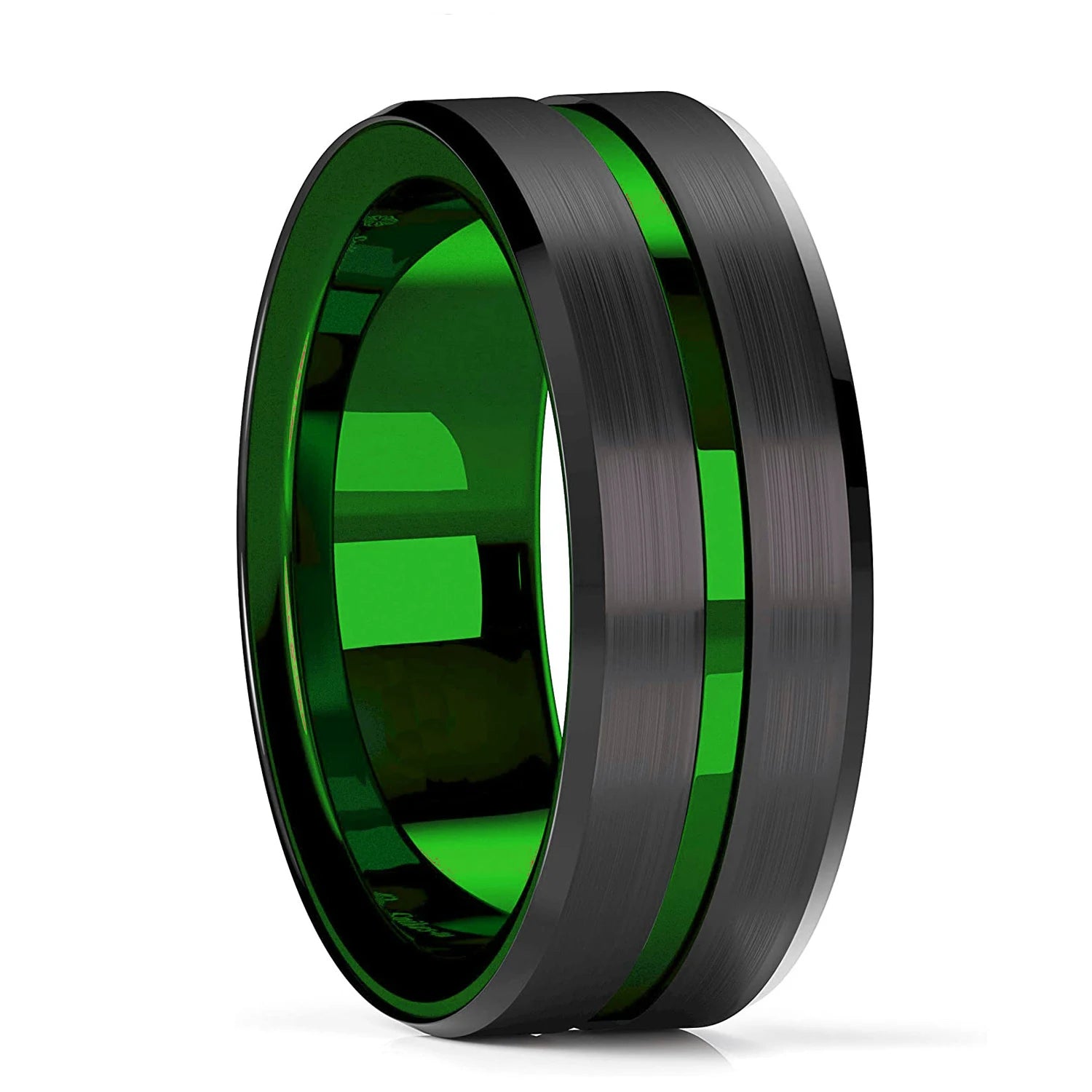 Purple Titanium Steel Promise Ring - Jeglowstore