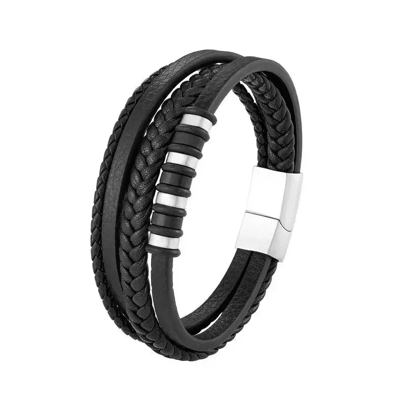 Men’s Handmade Leather Infinity Bracelet - Jeglowstore