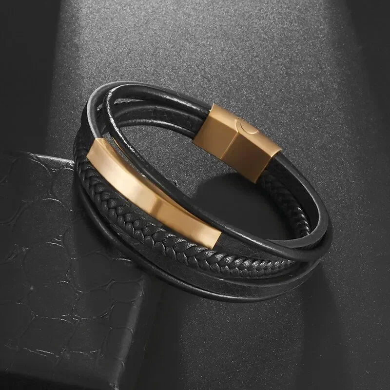 Men’s Handmade Leather Infinity Bracelet - Jeglowstore