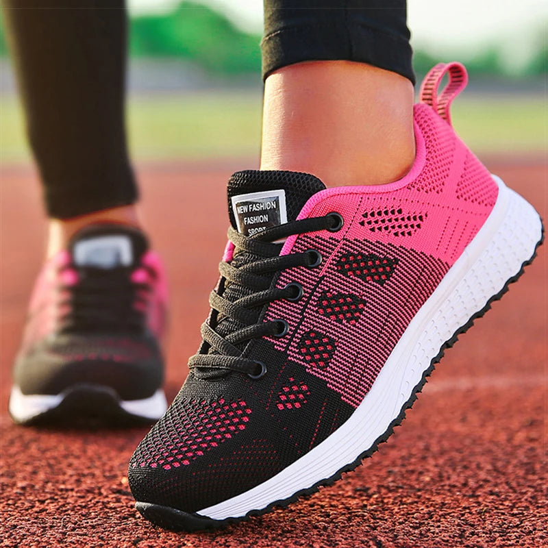 Women Colorblock Casual Gym Shoes - Jeglowstore