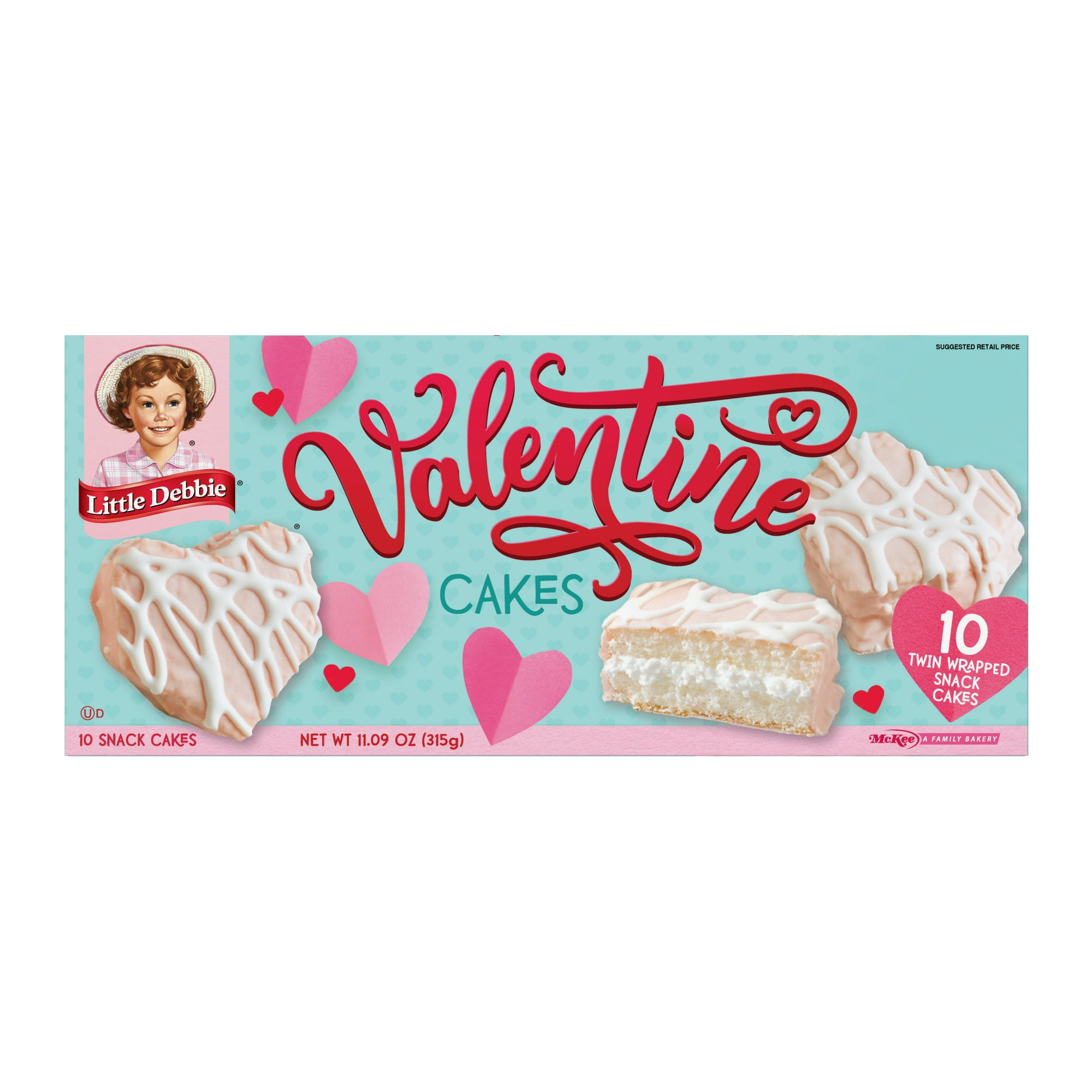 Little Debbie Be My Valentine Cakes (vanilla), 10 ct, 11.09 oz