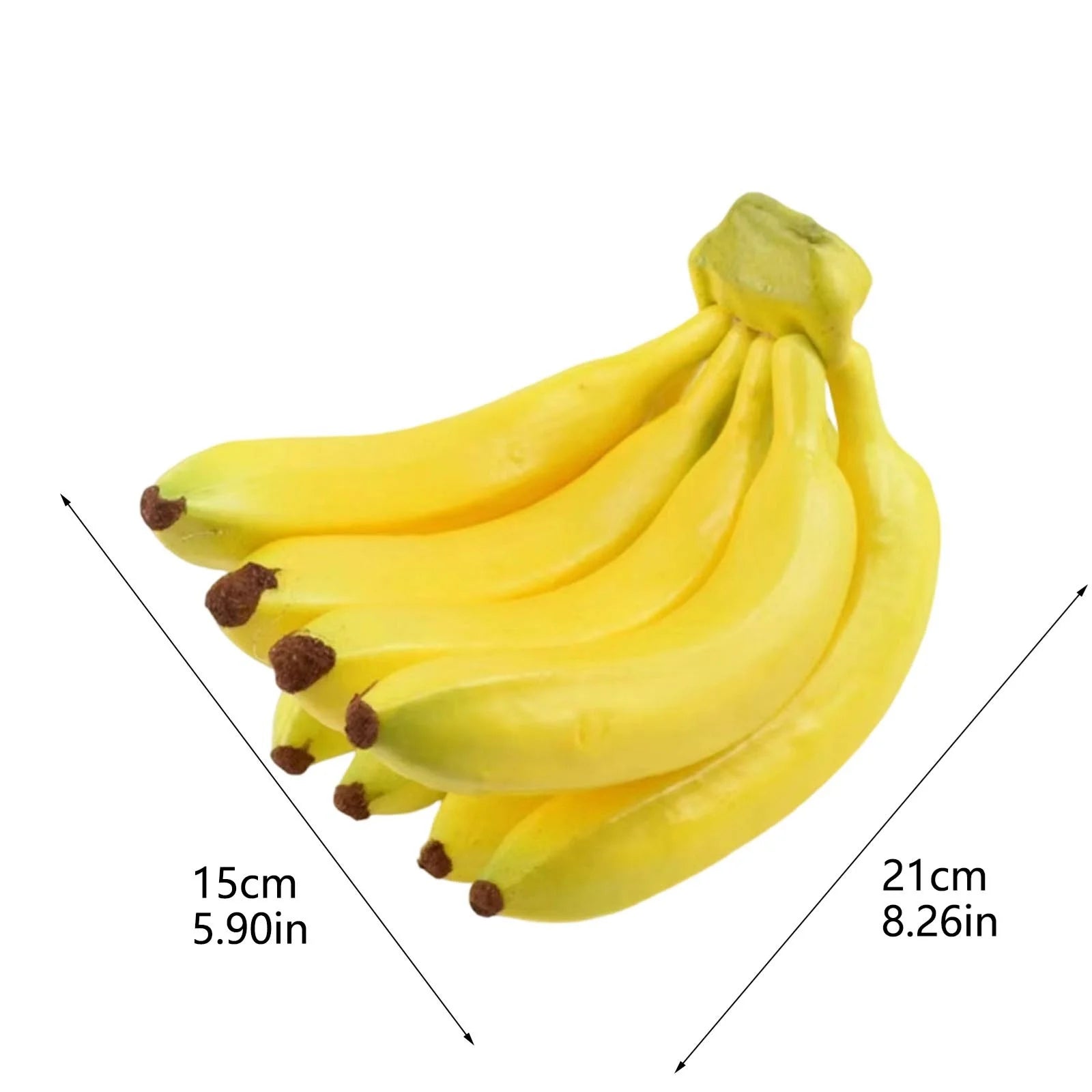 Bananas Bunch Lifelike Artifical Cluster Fruits Bananas Photography Kitchen Party