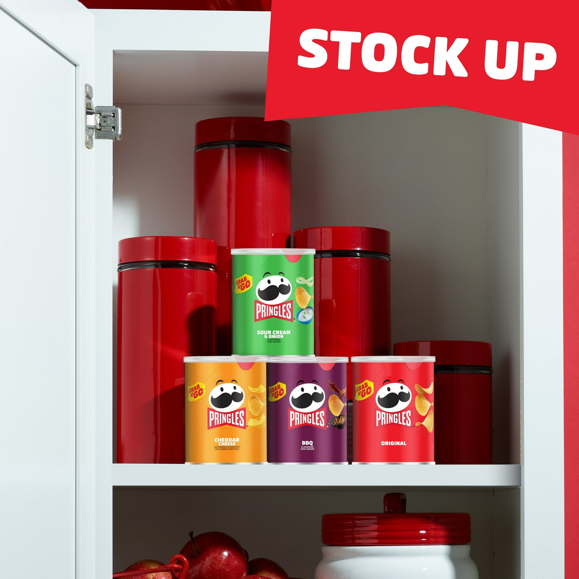 Pringles Variety Pack Potato Crisps Chips, Lunch Snacks, 16 Count