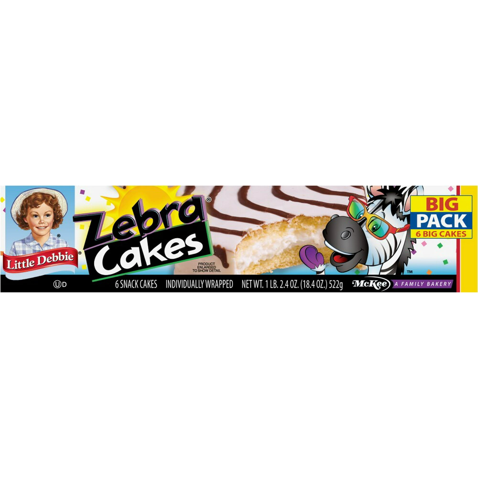 Little Debbie Big Pack Zebra Cakes - 6 pk