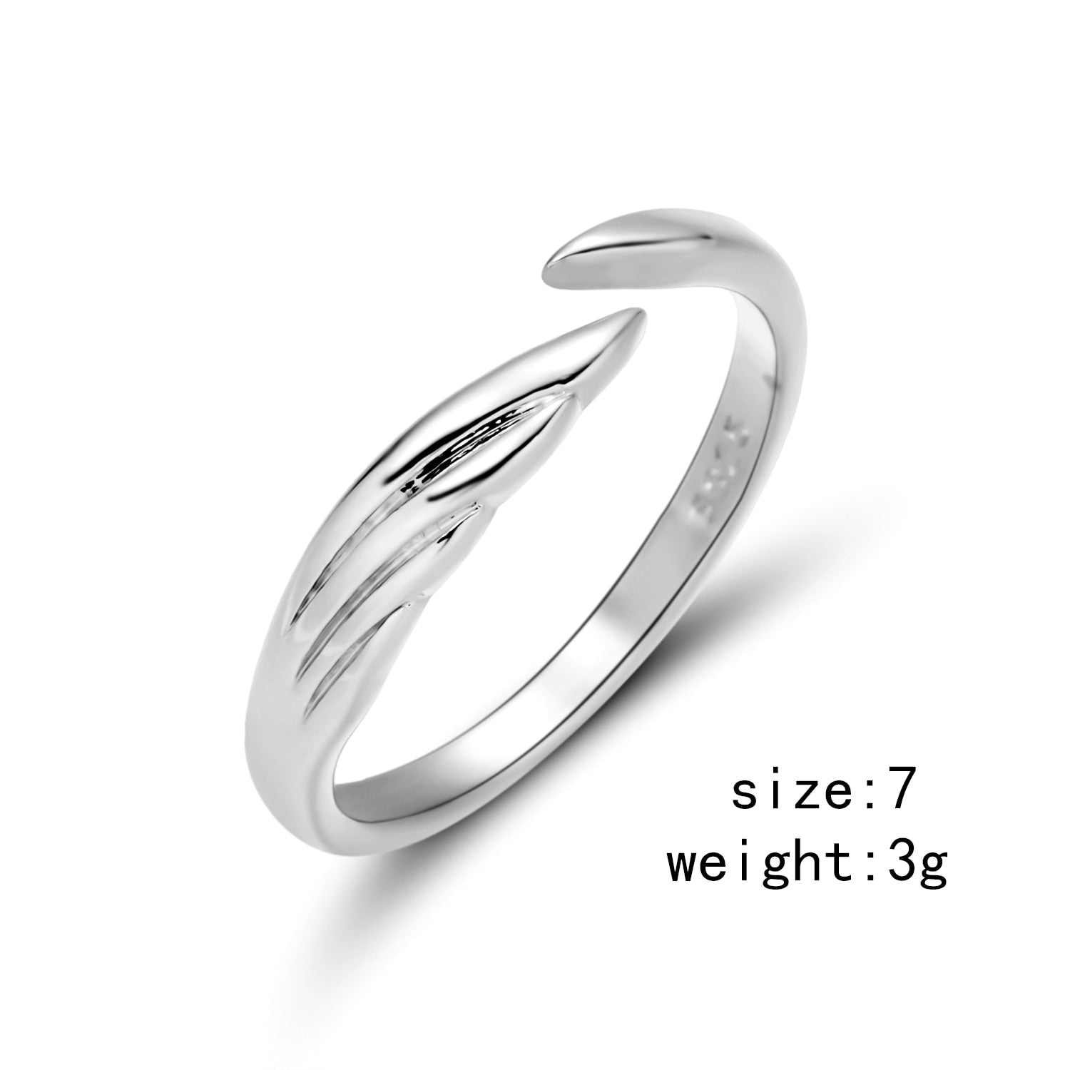 Romantic Angel and Demon Wings Couple Ring